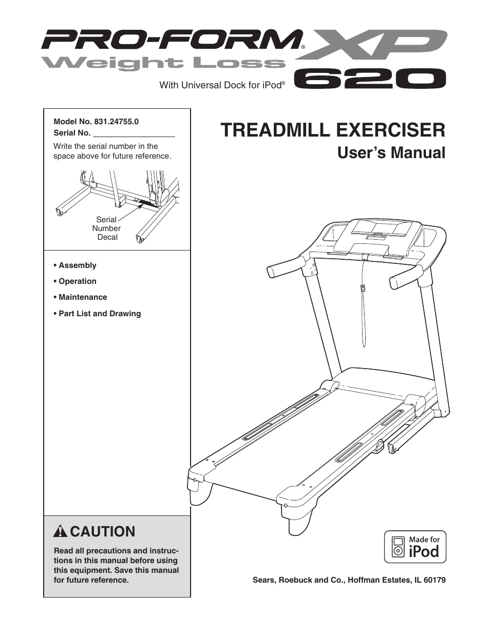 ProForm 831.24755.0 User Manual | 32 pages