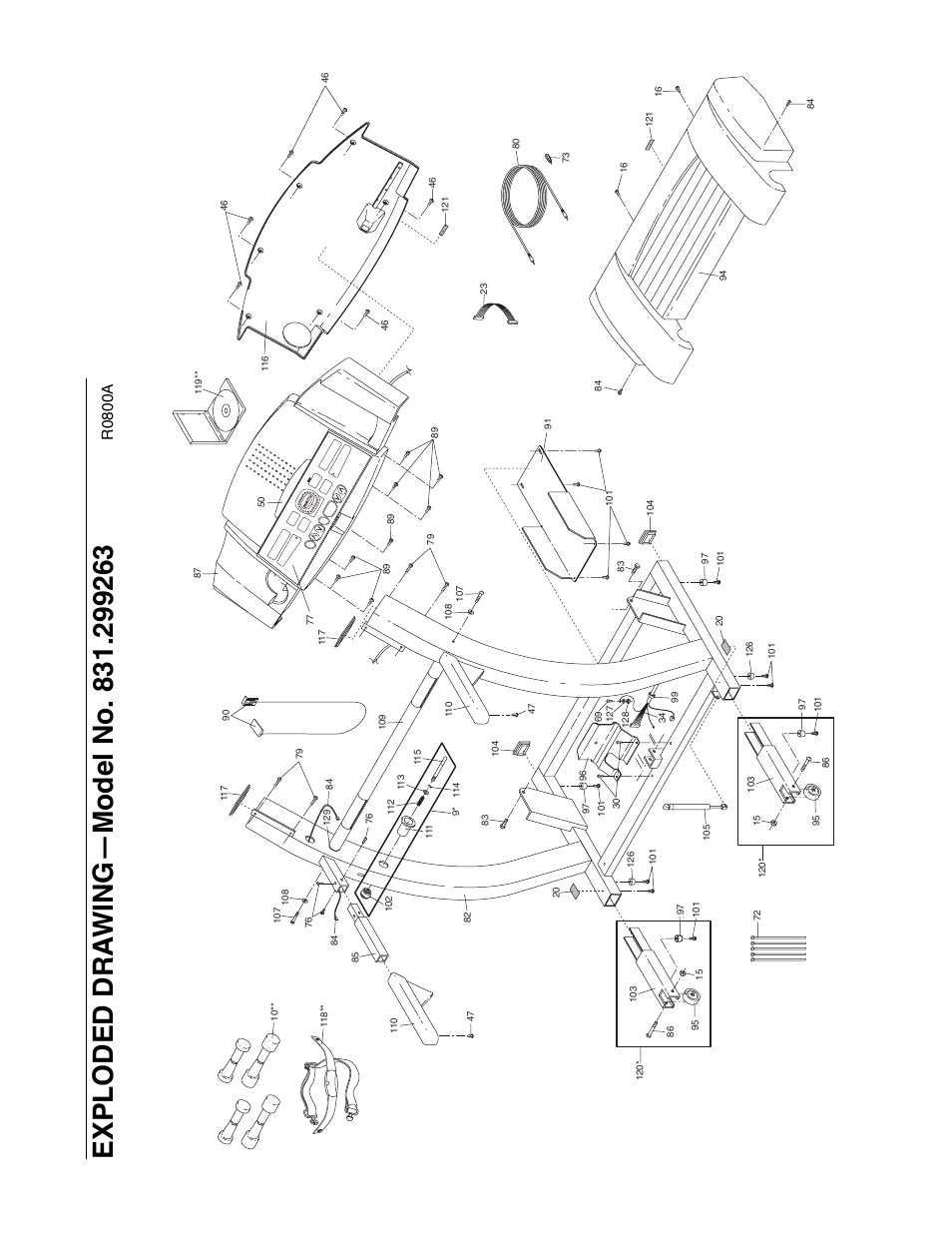R0800a | ProForm 831.299263 User Manual | Page 25 / 26