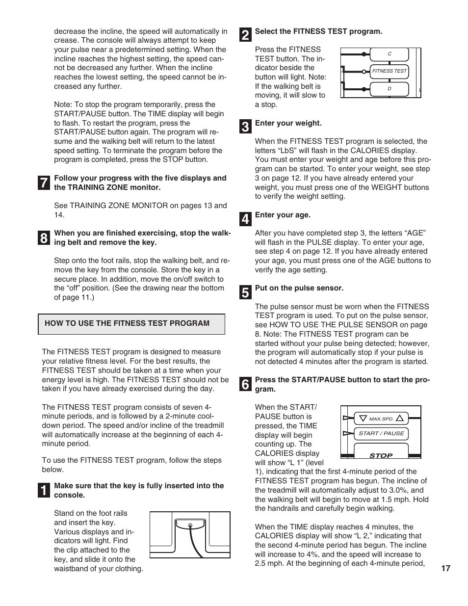 ProForm T10.0 PFTL05051 User Manual | Page 17 / 26