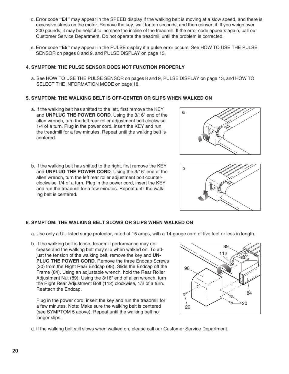 ProForm T10.0 PFTL05051 User Manual | Page 20 / 26