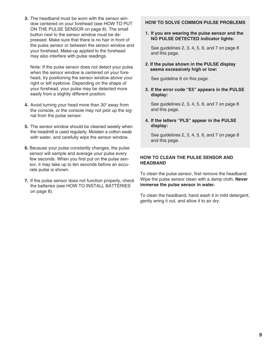 ProForm T10.0 PFTL05051 User Manual | Page 9 / 26