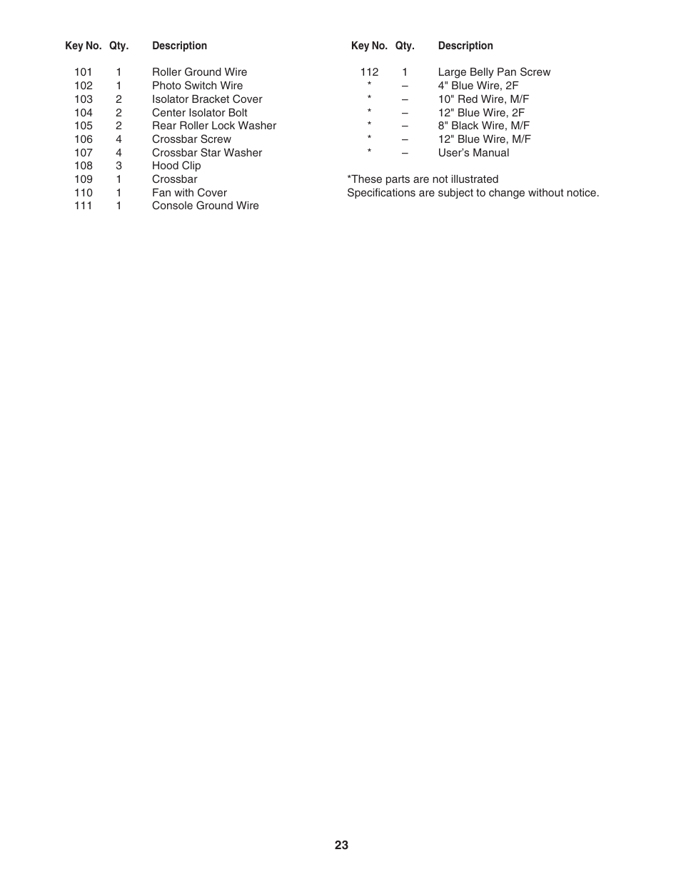 ProForm CrossTrainer PFTL57507.0 User Manual | Page 23 / 28