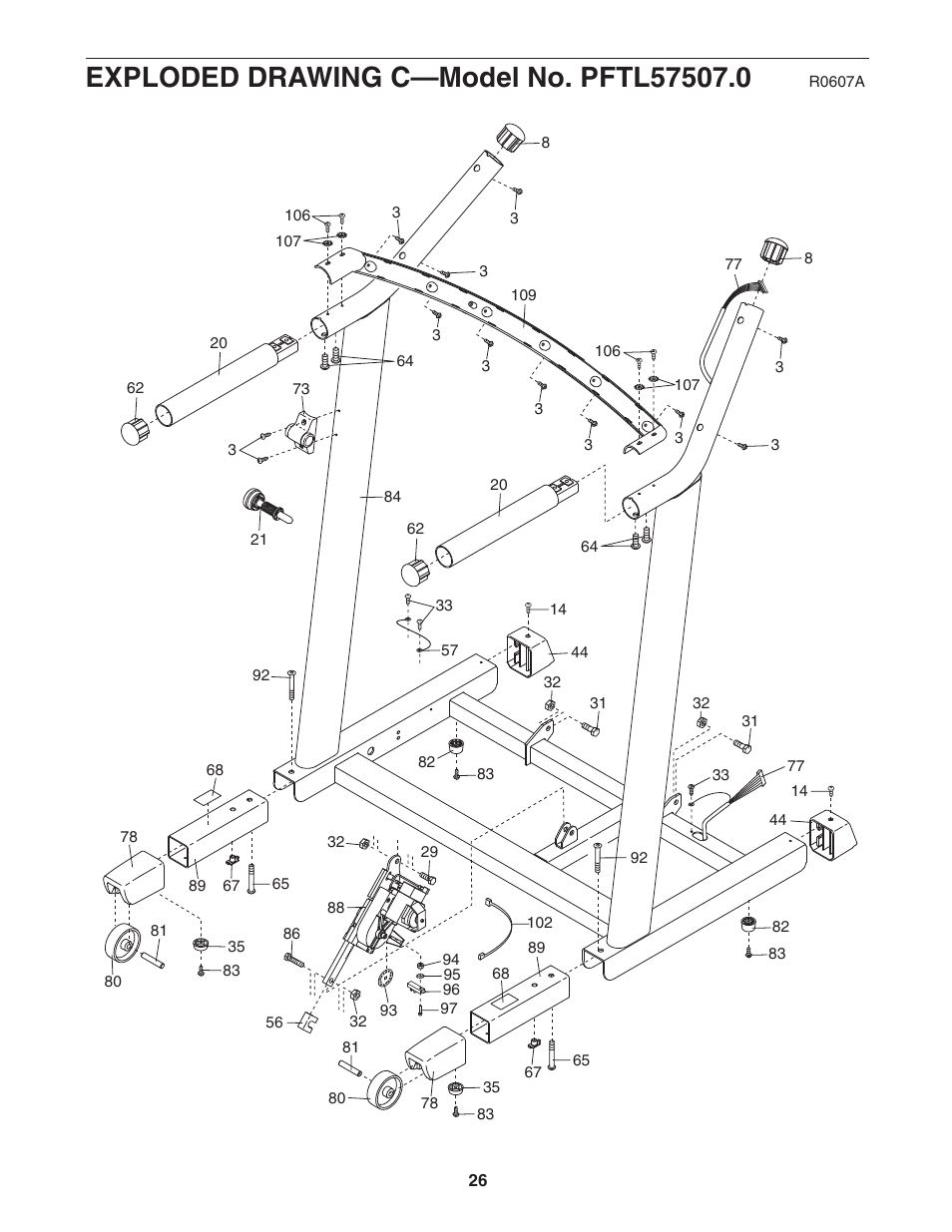 ProForm CrossTrainer PFTL57507.0 User Manual | Page 26 / 28