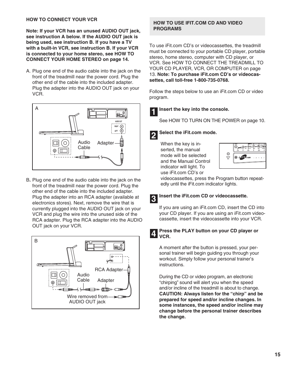 ProForm 785Pi PFTL79190 User Manual | Page 15 / 26