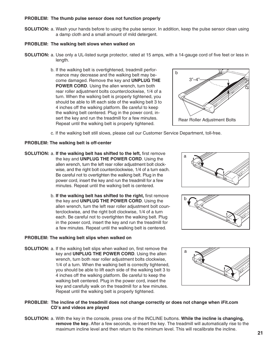 ProForm 785Pi PFTL79190 User Manual | Page 21 / 26