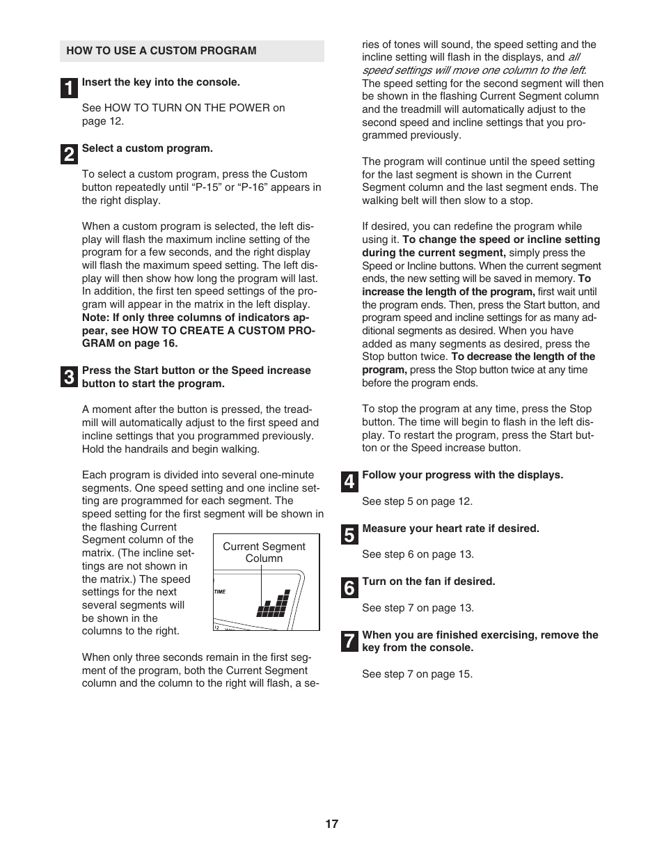 ProForm 1500 PFTL94105.1 User Manual | Page 17 / 30
