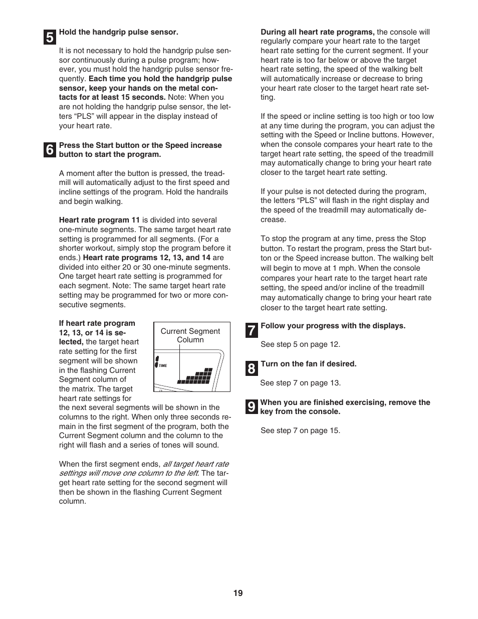 ProForm 1500 PFTL94105.1 User Manual | Page 19 / 30