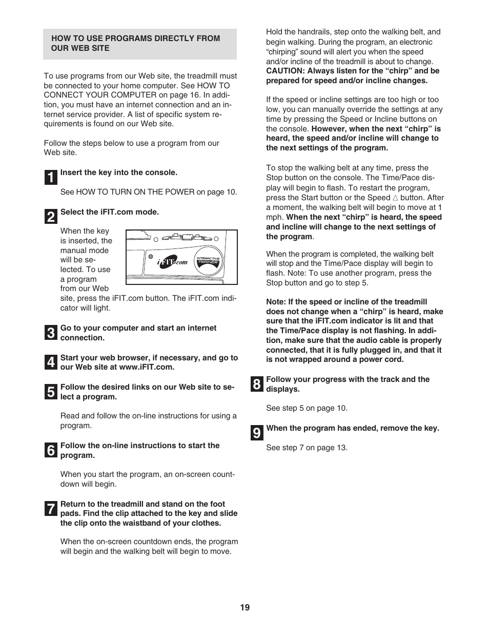 ProForm PFTL79022 User Manual | Page 19 / 30