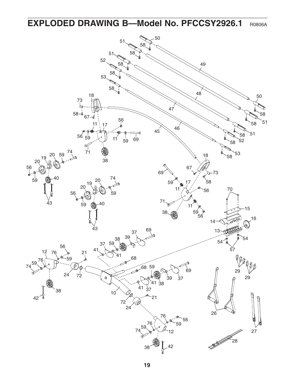 ProForm Recoil PFCCSY2926.1 User Manual | Page 19 / 20