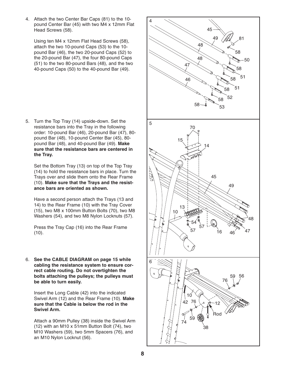 ProForm Recoil PFCCSY2926.1 User Manual | Page 8 / 20