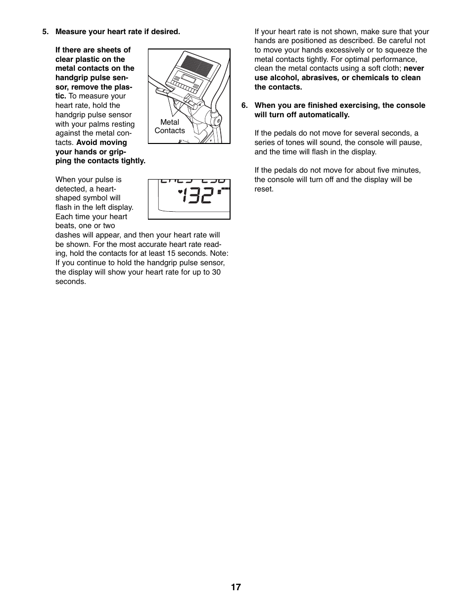 ProForm PFEL05807.0 User Manual | Page 17 / 28