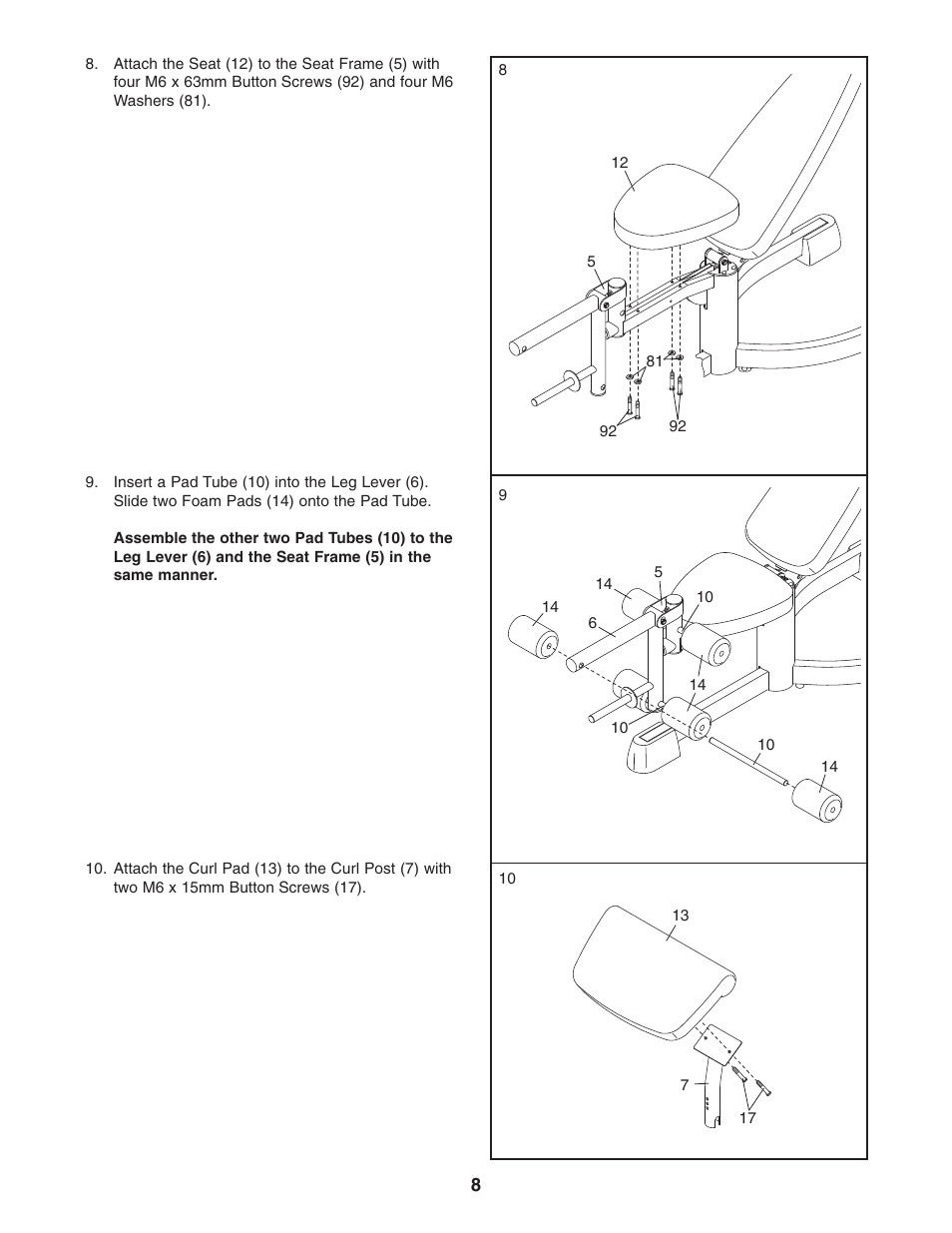 ProForm PFANBE3525.0 User Manual | Page 8 / 24