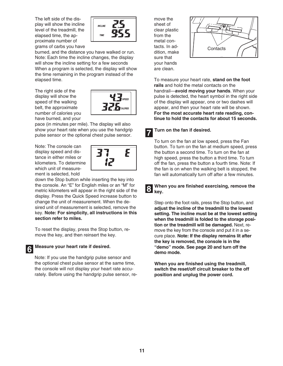 ProForm Xp 650 E 831.29606.1 User Manual | Page 11 / 30