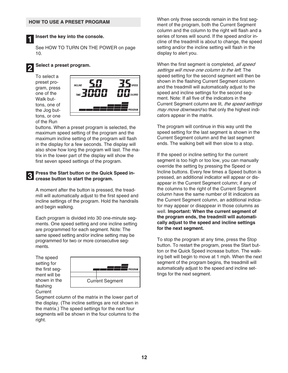 ProForm Xp 650 E 831.29606.1 User Manual | Page 12 / 30