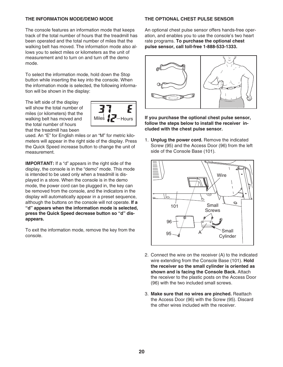 ProForm Xp 650 E 831.29606.1 User Manual | Page 20 / 30