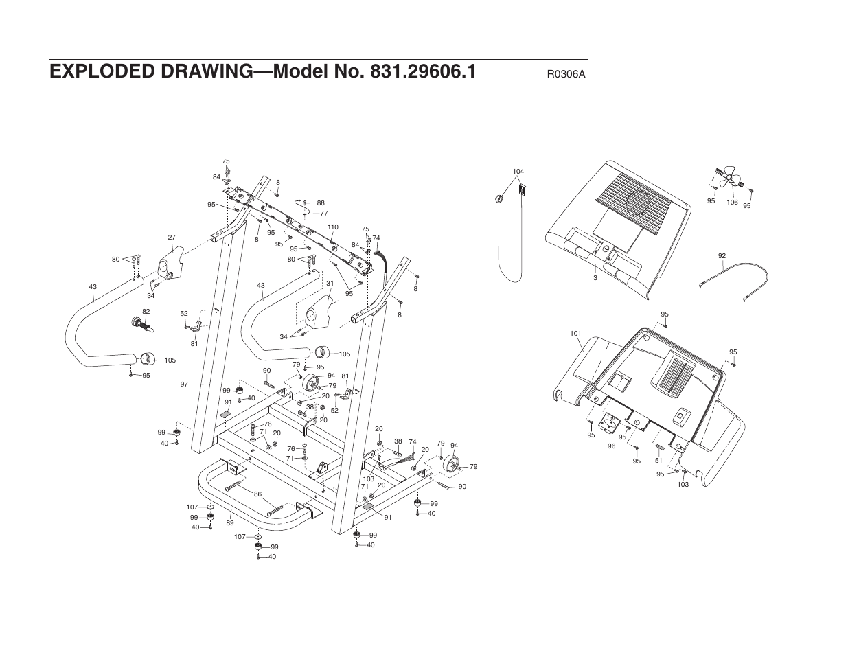 R0306a | ProForm Xp 650 E 831.29606.1 User Manual | Page 29 / 30