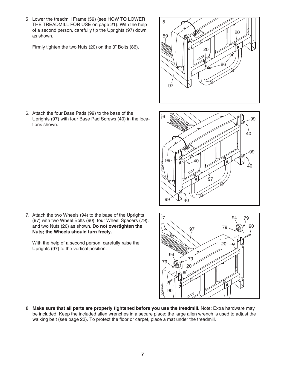 ProForm Xp 650 E 831.29606.1 User Manual | Page 7 / 30