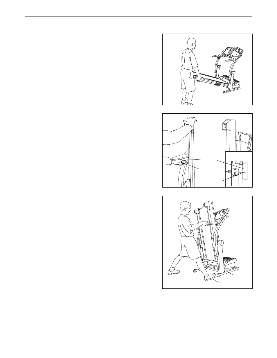 How to fold and move the treadmill | ProForm 1150i PFTL13540 User Manual | Page 21 / 30