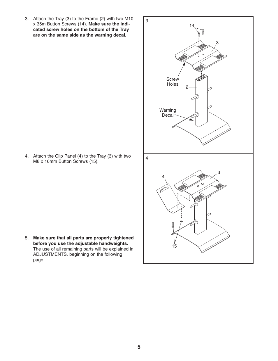 ProForm PFMC12330 User Manual | Page 5 / 8