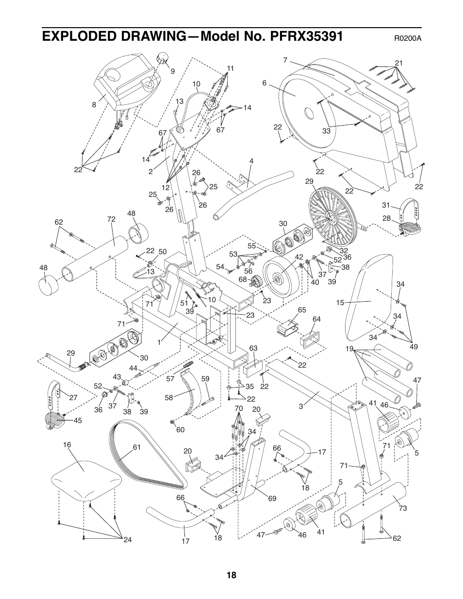 ProForm PFRX35391 User Manual | Page 18 / 20