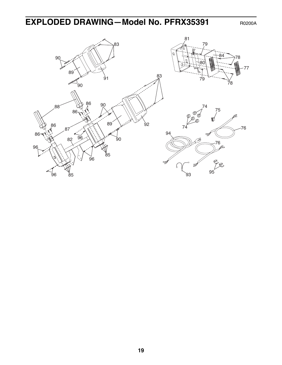 ProForm PFRX35391 User Manual | Page 19 / 20