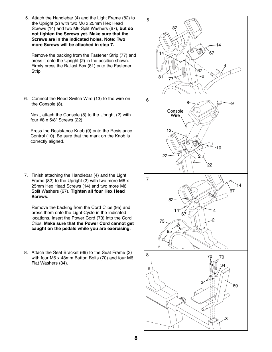 ProForm PFRX35391 User Manual | Page 8 / 20