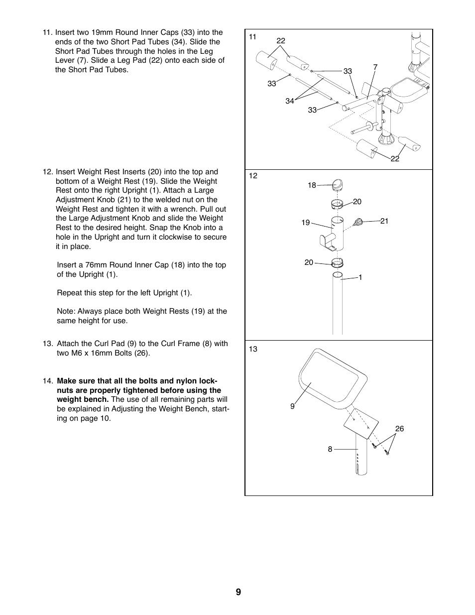 ProForm PFBE19000 User Manual | Page 9 / 19