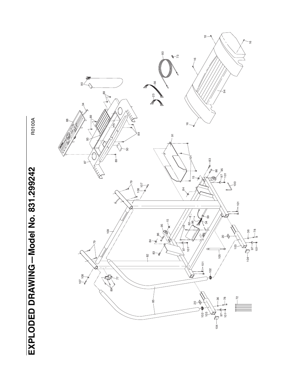R0100a | ProForm 831.299242 User Manual | Page 21 / 22