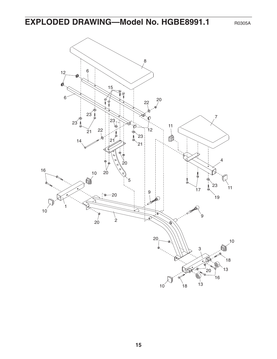 ProForm HGBE8991.1 User Manual | Page 15 / 16