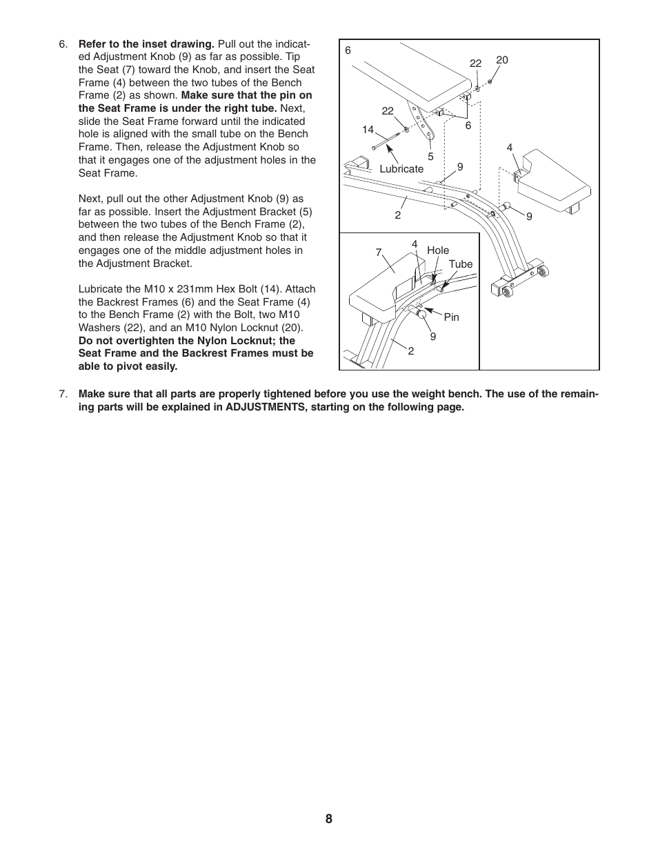 ProForm HGBE8991.1 User Manual | Page 8 / 16