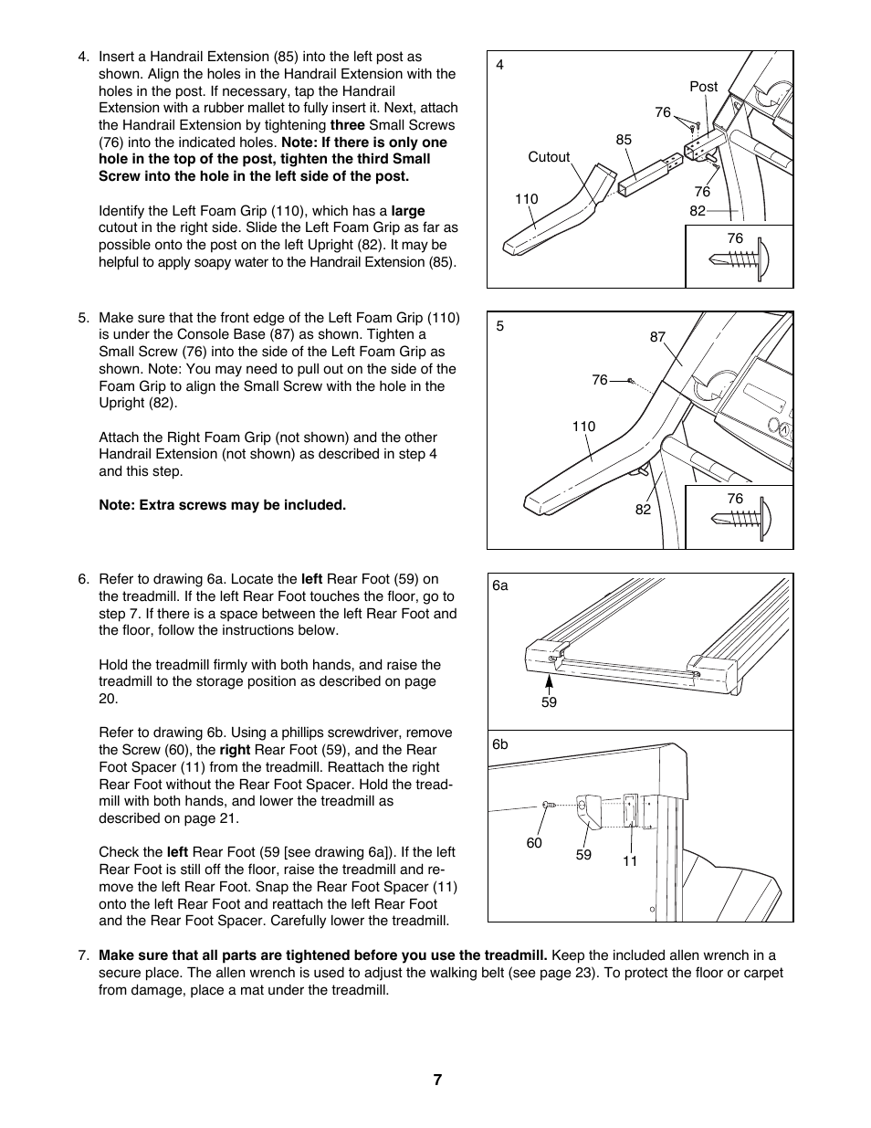 ProForm 745CS 831.299470 User Manual | Page 7 / 30
