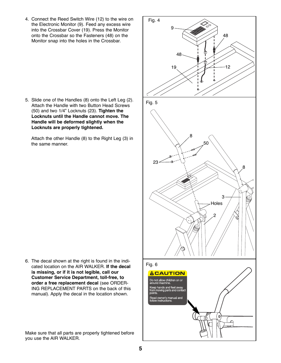ProForm PFAW75071 User Manual | Page 5 / 12
