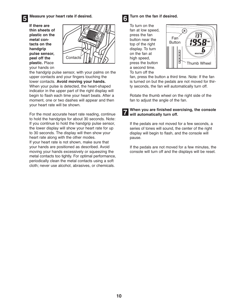 ProForm PFEL5055 User Manual | Page 10 / 20