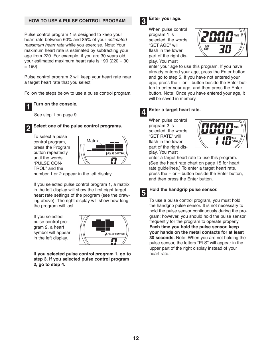ProForm PFEL5055 User Manual | Page 12 / 20