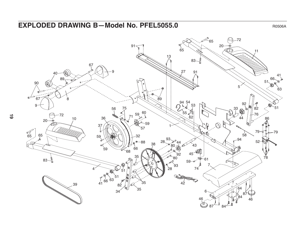 ProForm PFEL5055 User Manual | Page 19 / 20