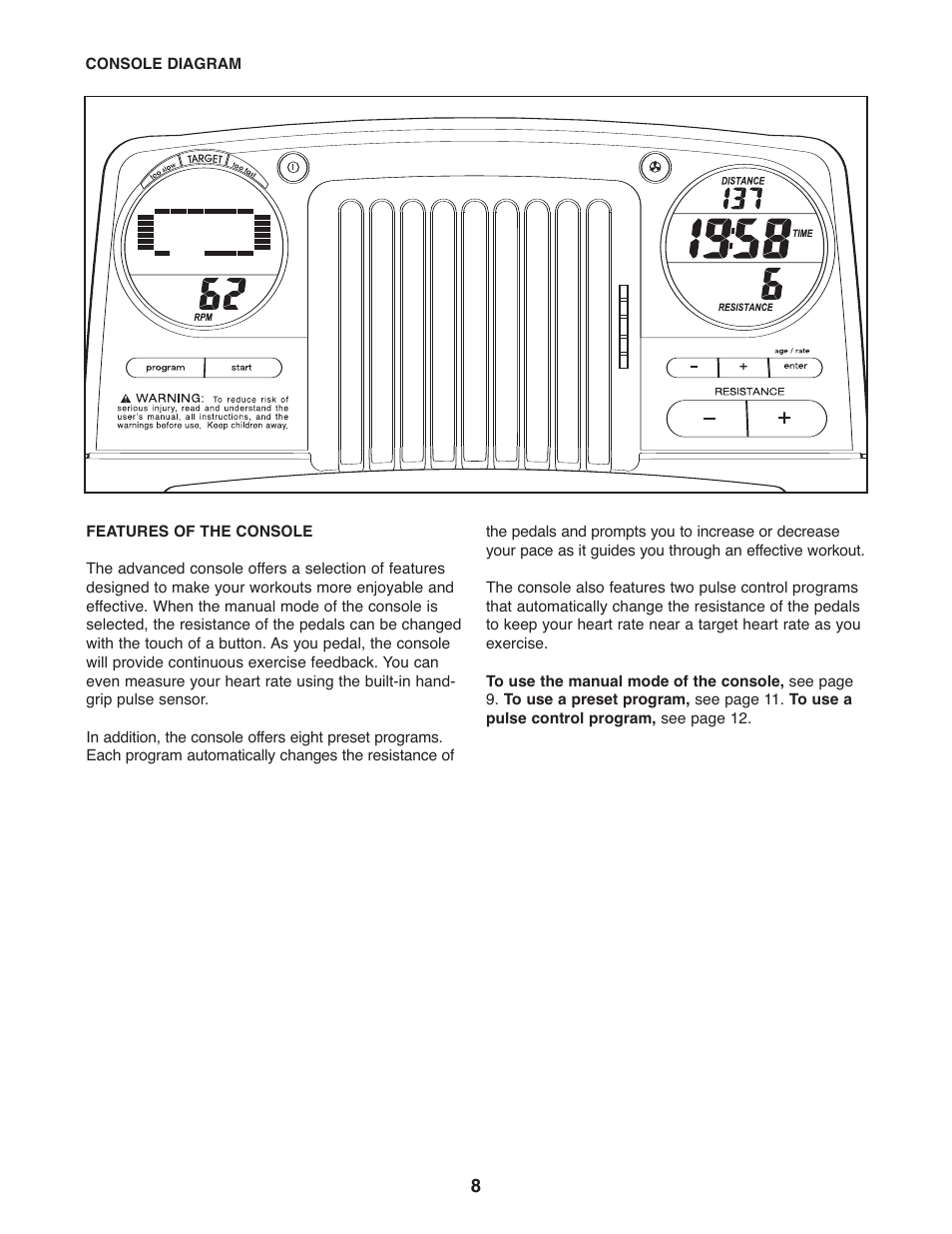 ProForm PFEL5055 User Manual | Page 8 / 20