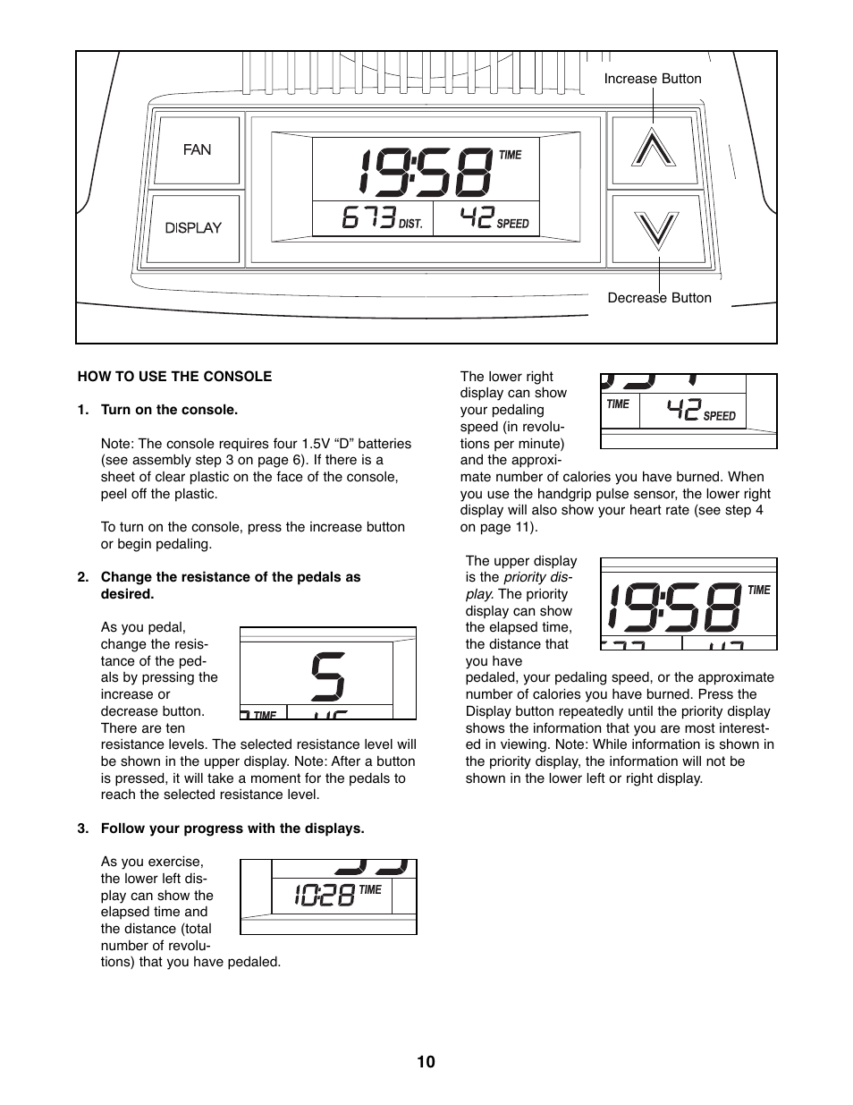 ProForm 15.5 s 831.28622.1 User Manual | Page 10 / 16