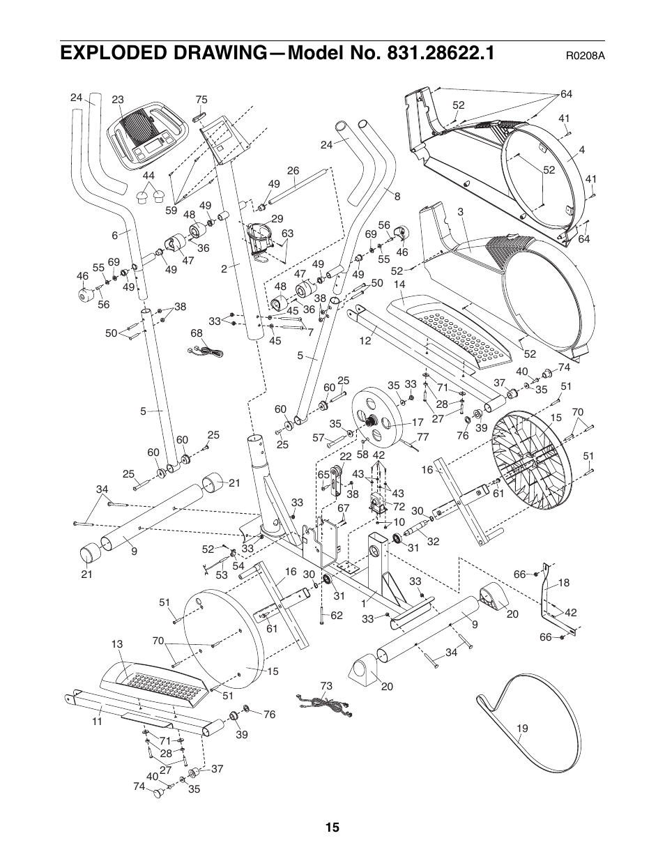 ProForm 15.5 s 831.28622.1 User Manual | Page 15 / 16