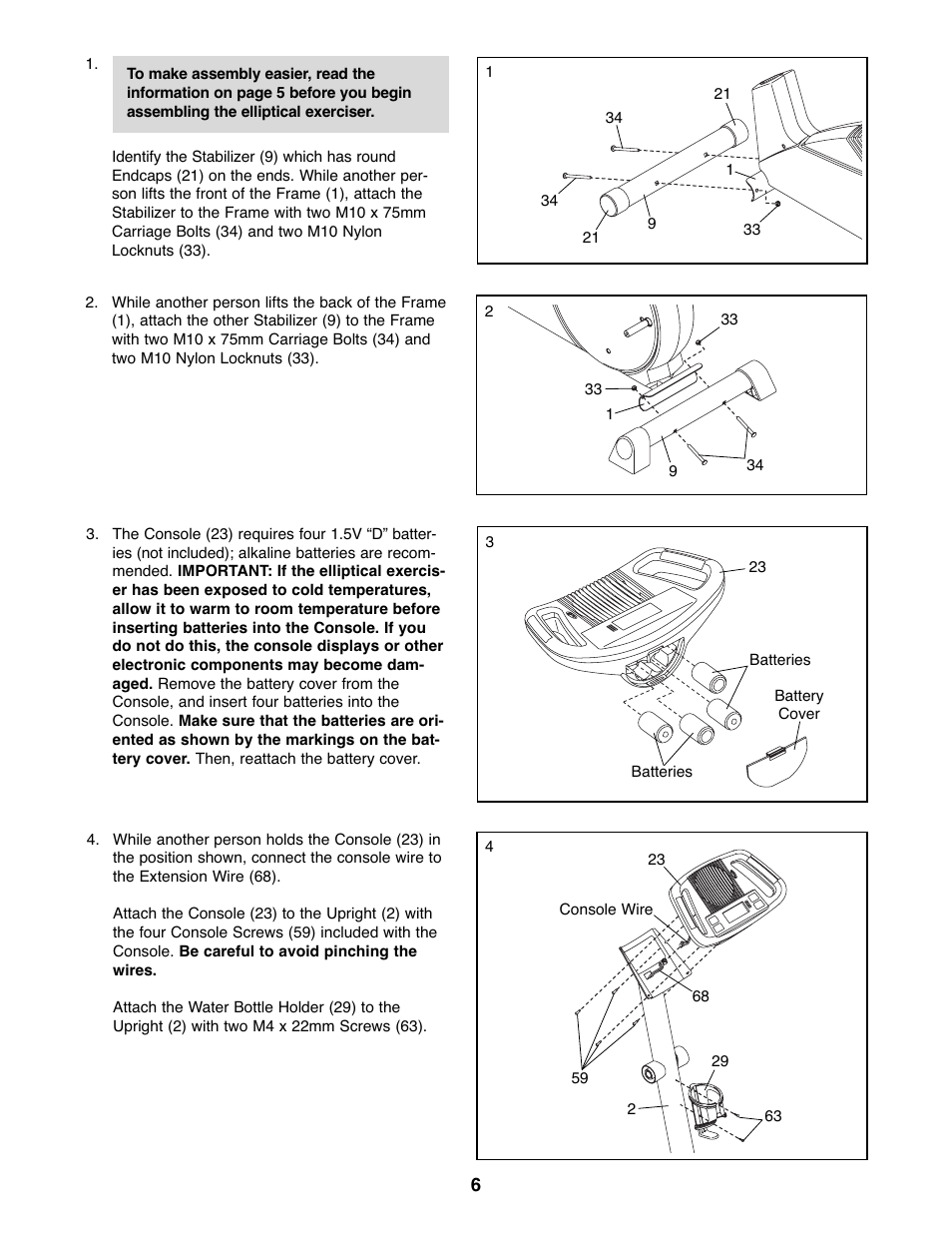 ProForm 15.5 s 831.28622.1 User Manual | Page 6 / 16