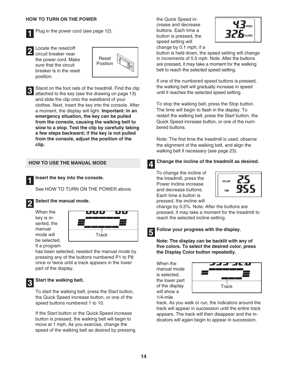 ProForm C 525 PFTL49406.1 User Manual | Page 14 / 32