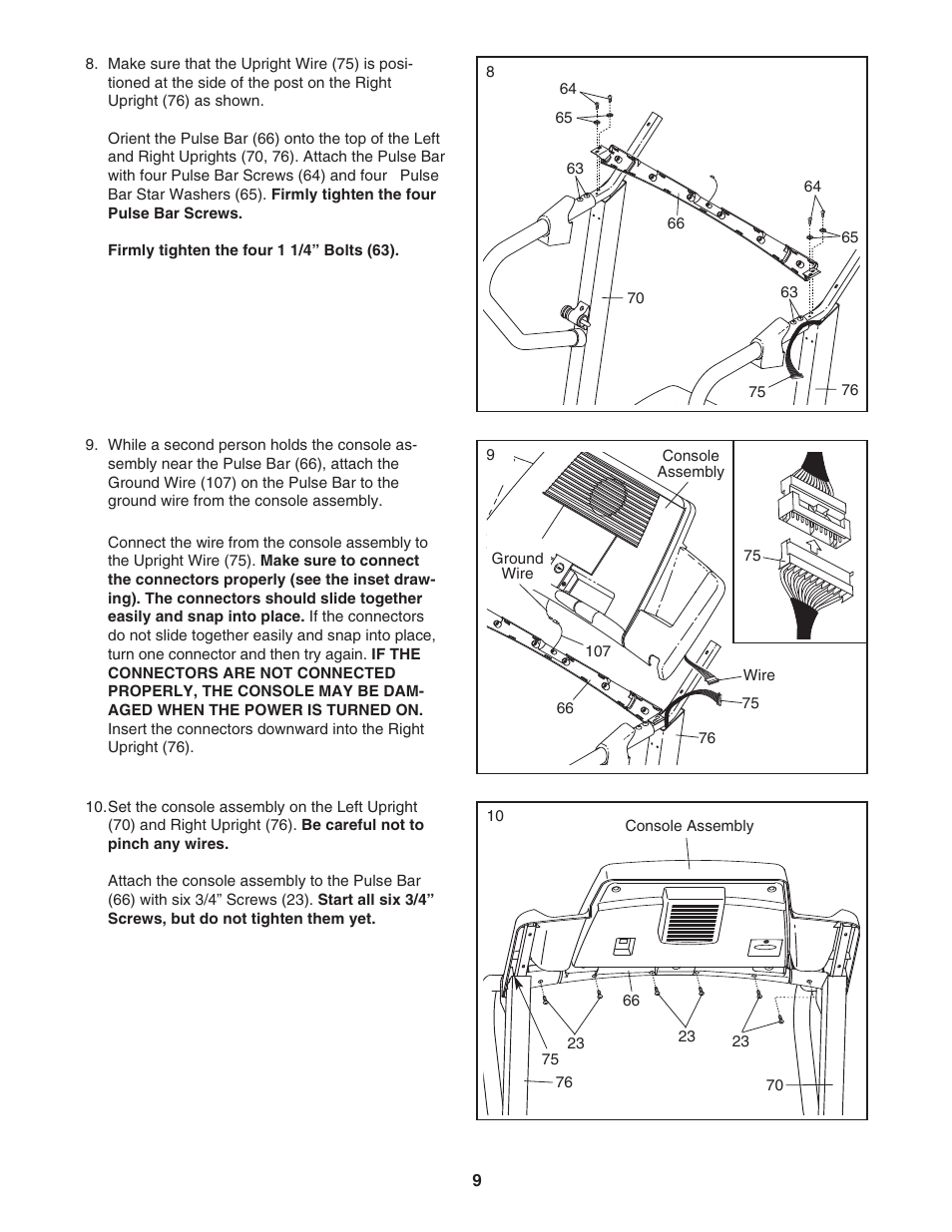 ProForm C 525 PFTL49406.1 User Manual | Page 9 / 32