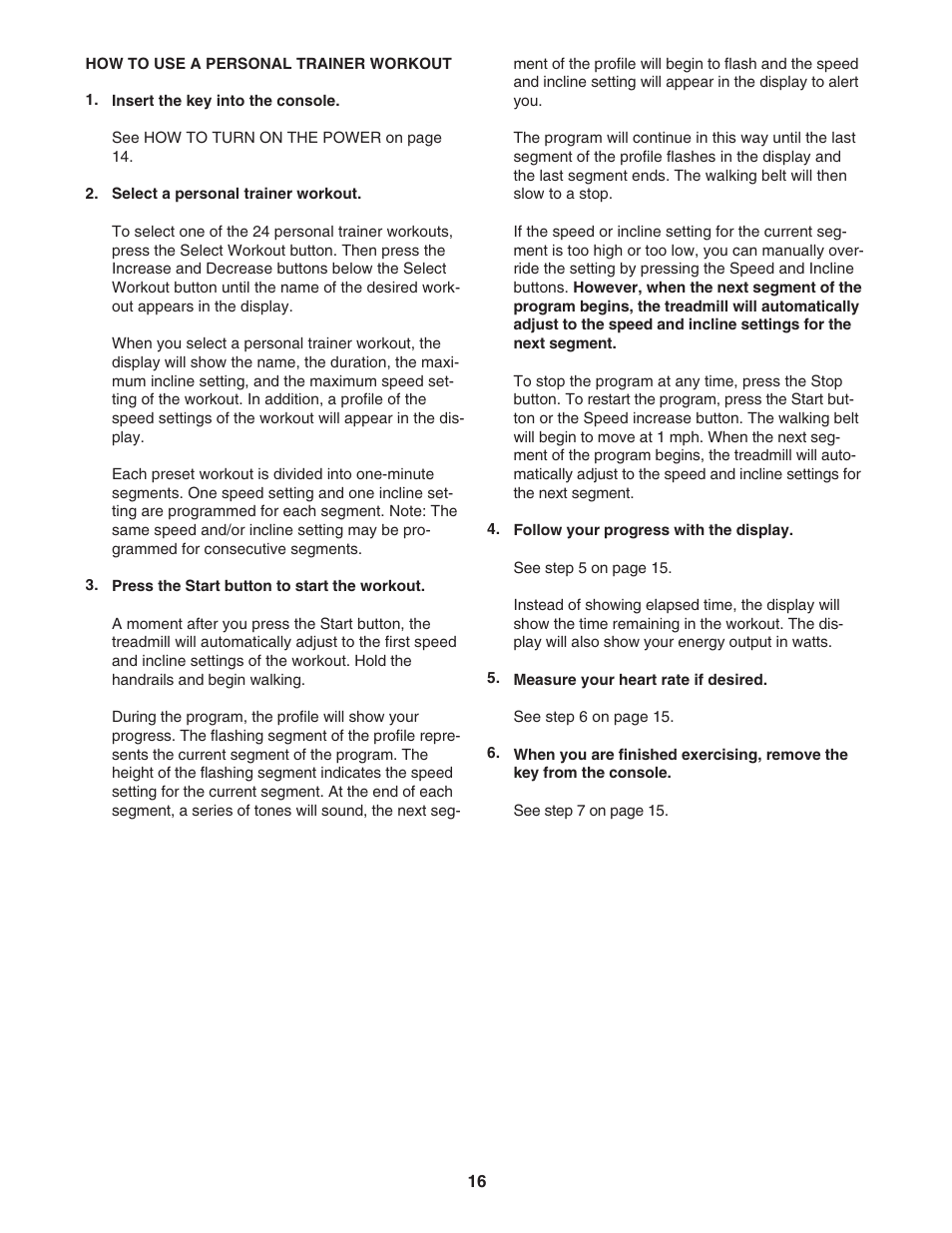 ProForm PFTL99507.1 User Manual | Page 16 / 32