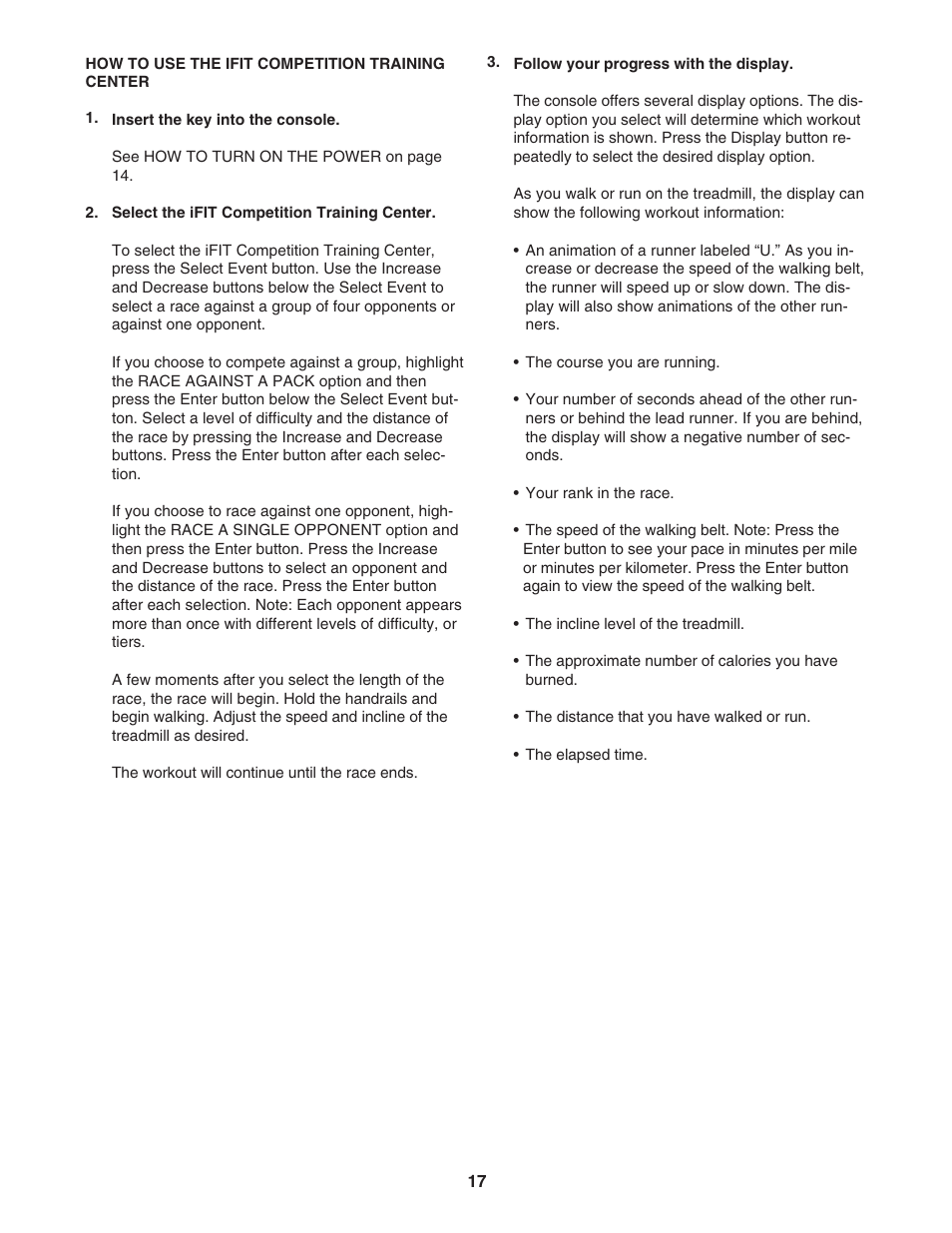ProForm PFTL99507.1 User Manual | Page 17 / 32