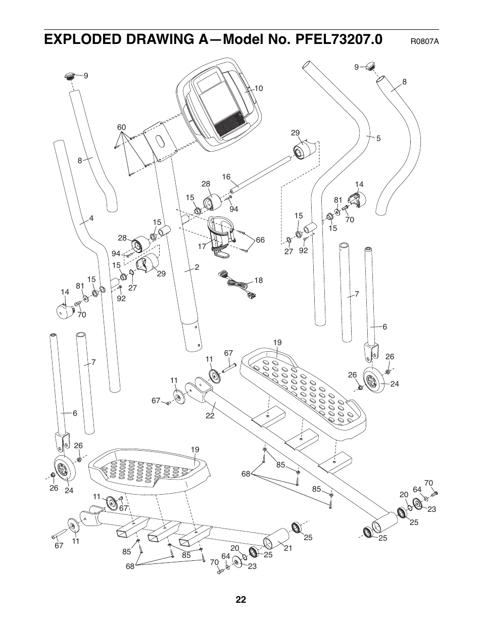 ProForm PFEL73207.0 User Manual | Page 22 / 24