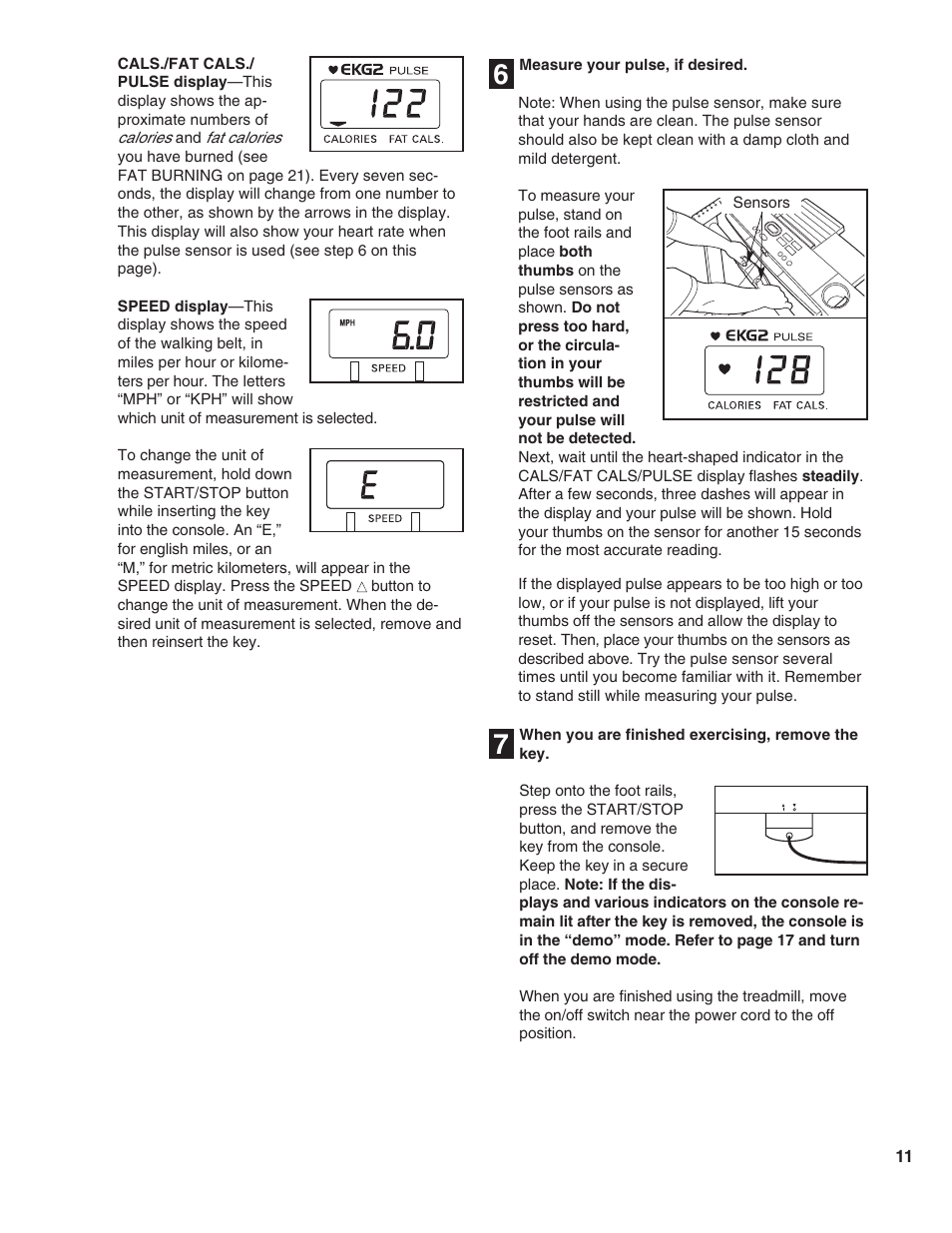 ProForm 585 PI User Manual | Page 11 / 26