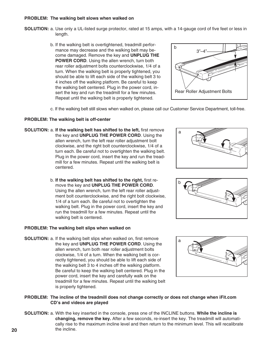 ProForm 585 PI User Manual | Page 20 / 26