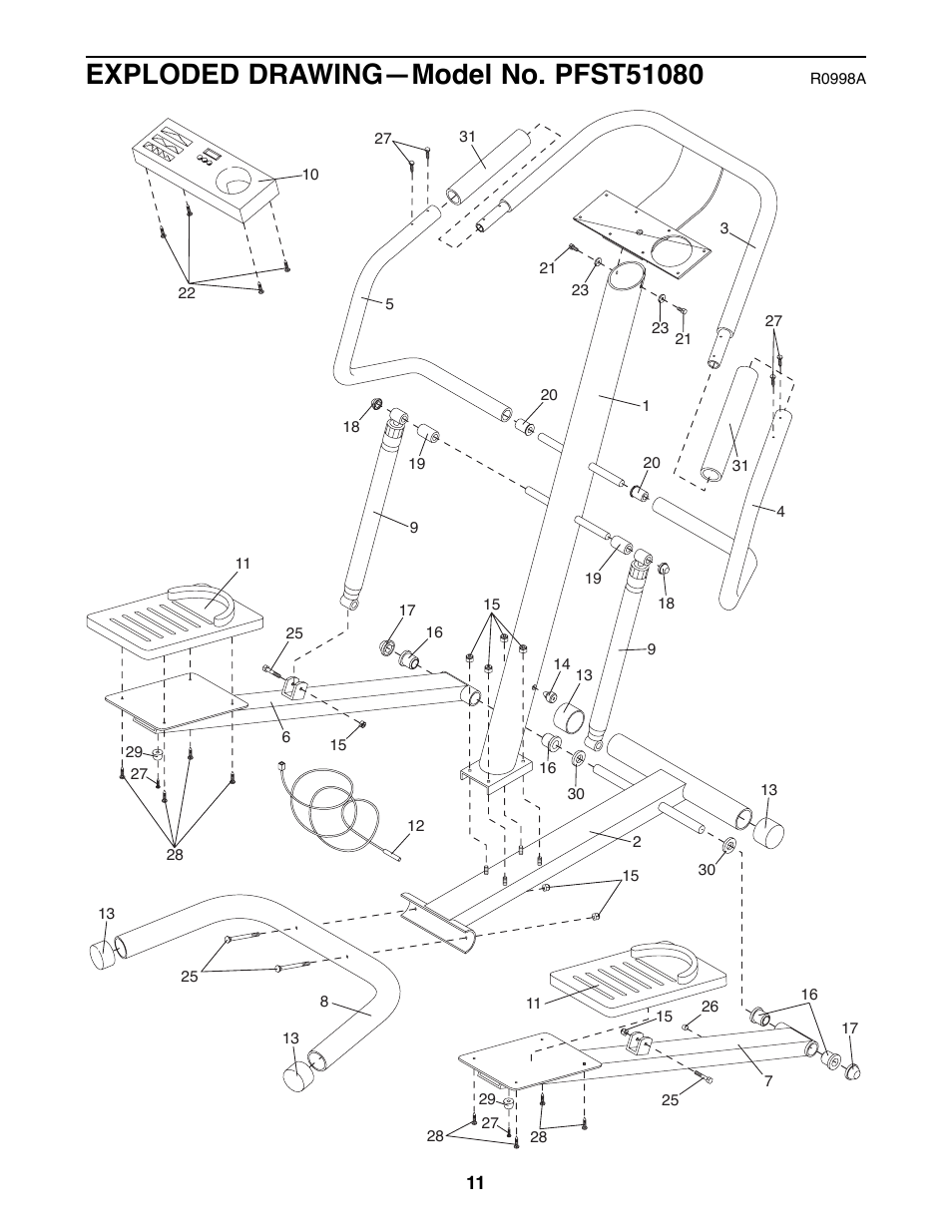 ProForm PFST51080 User Manual | Page 11 / 12
