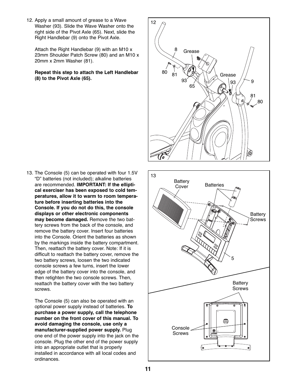 ProForm PFEL05807 User Manual | Page 11 / 28