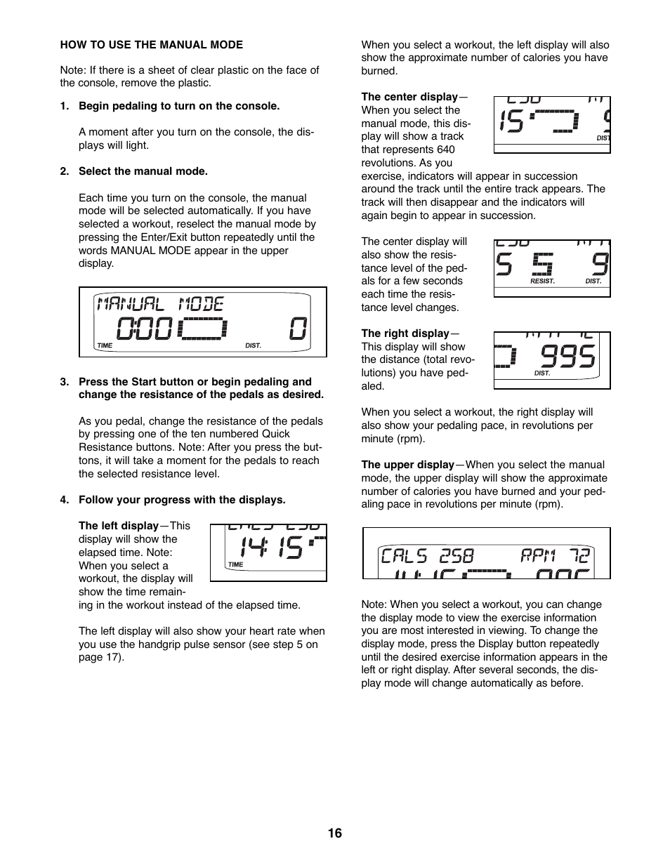 ProForm PFEL05807 User Manual | Page 16 / 28