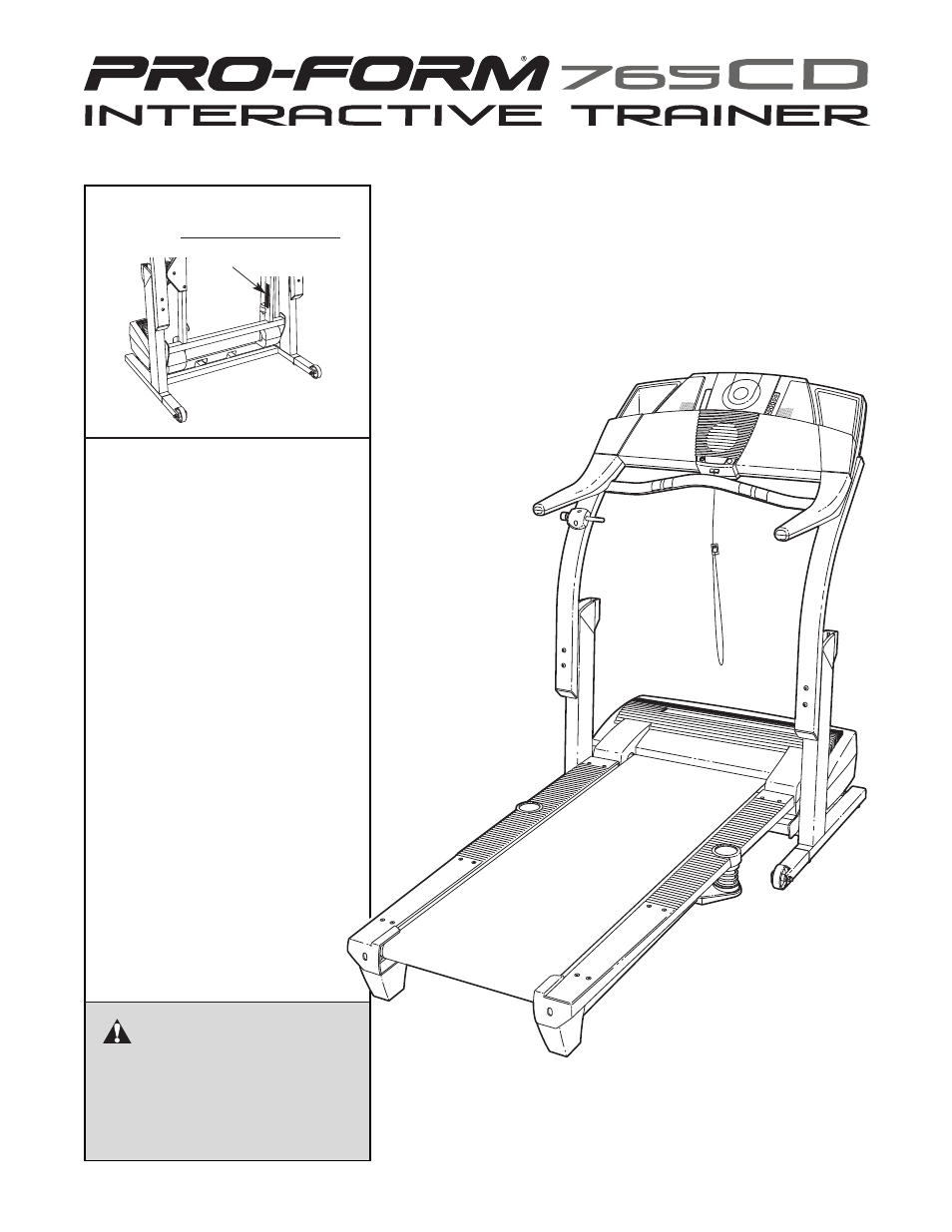ProForm 765CD 831.293202 User Manual | 30 pages